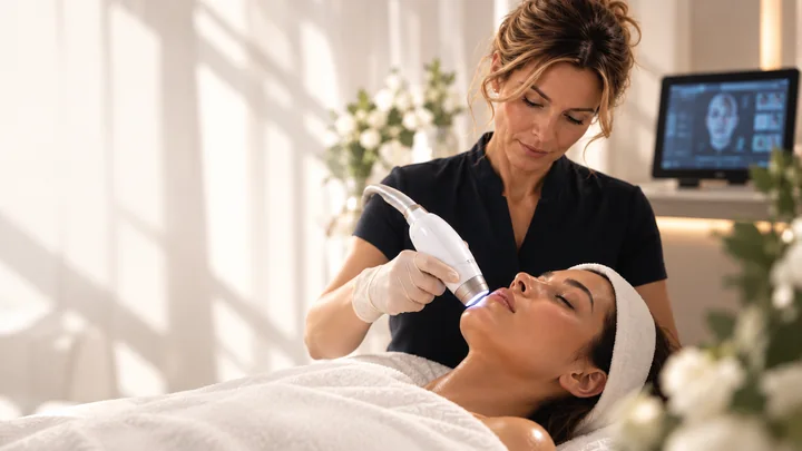 Soin BrightSkin réalisé par une praticienne