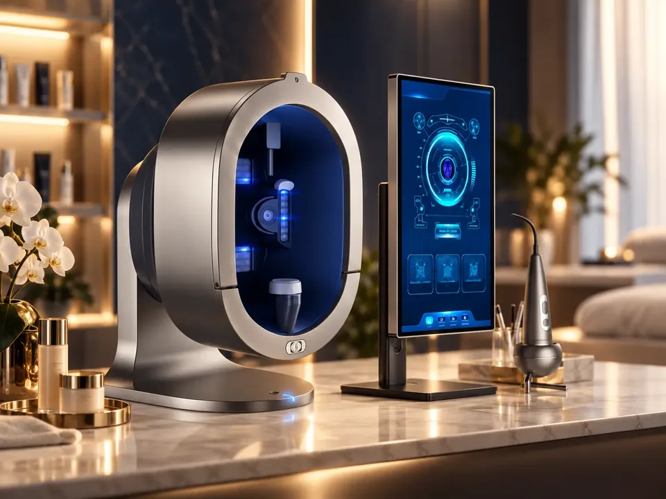 Analyseur de peau 4D avec intelligence artificielle