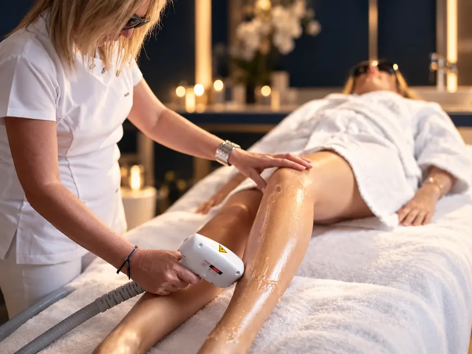 Épilation laser Serenity sur une jambe